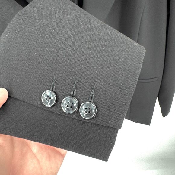 LIVERPOOL Black Modern 1 Button Stretch Fitted Blazer Jacket Size 3X - Picture 6 of 10